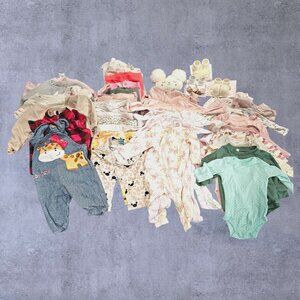 Over 40pcs Lot 6-9 months Baby Girl Cloth Lot.